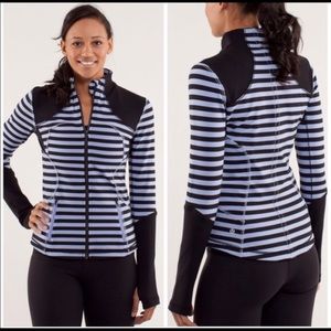 Lululemon stripped jacket sz 6